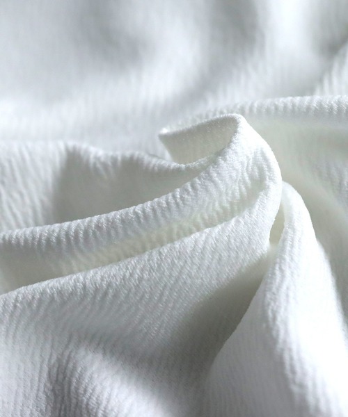 antiqua(アンティカ)の「フリルトップス(Tシャツ/カットソー・レディース・ホワイト/ブラック・ONESIZE)」の8枚目の写真
