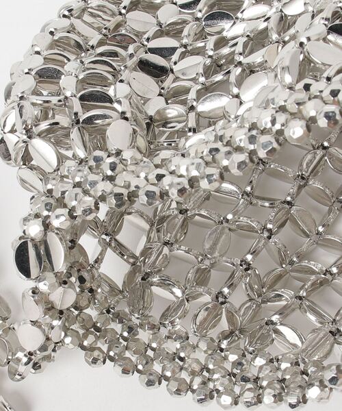 FREE STYLISTS（フリー スタイリスト）の「スクエアハンドバッグ　パーティバッグ キラキラバッグ（ハンドバッグ・レディース・シルバー・FREE）」の13枚目の写真