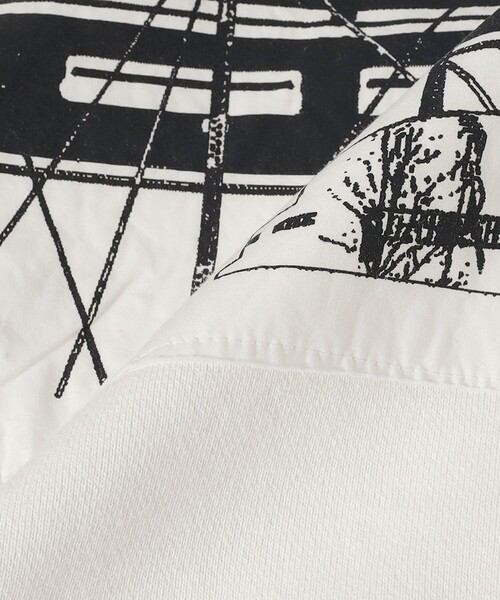 C.E(シーイー)の「C.E / WASHED WHITE TEMPLE CREW NECK(スウェット・メンズ・ホワイト・XL/M/L)」の7枚目の写真