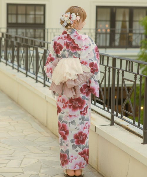 GRL 浴衣　夏祭り3点セット　2way 簡単着付け　ワンピース浴衣　しわ兵児帯 GRL大人気の2way浴衣を紹介するよ🩵 3点セット2Wayオーガンジー