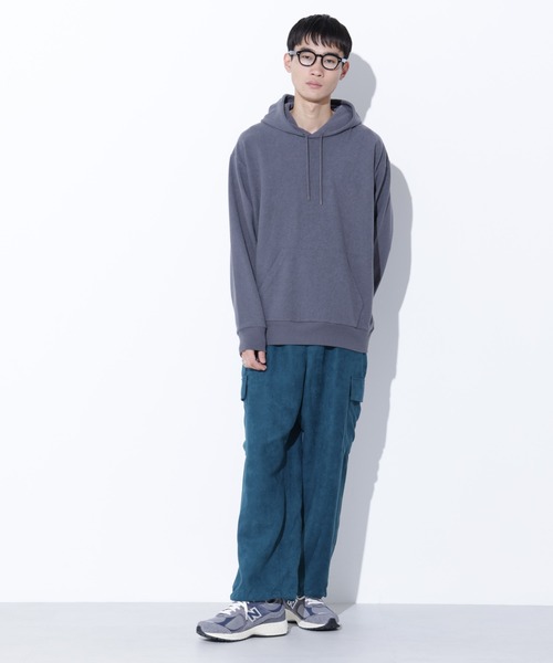 Apo(s)ture(アポスチャー)の「LUCAS-002/フェイクスウェードカーゴパンツ(カーゴパンツ・メンズ・ブラック/グレー/ベージュ/グリーン・XS/S/M/L/XL)」の14枚目の写真