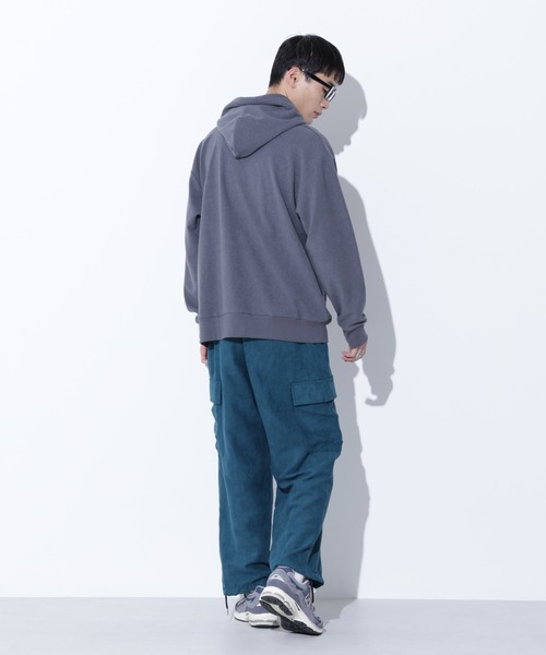 Apo(s)ture(アポスチャー)の「LUCAS-002/フェイクスウェードカーゴパンツ(カーゴパンツ・メンズ・ブラック/グレー/ベージュ/グリーン・XS/S/M/L/XL)」の16枚目の写真