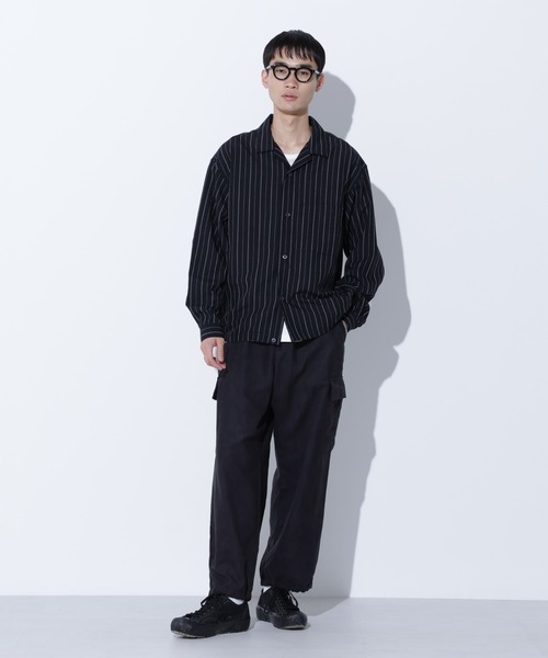 Apo(s)ture(アポスチャー)の「LUCAS-002/フェイクスウェードカーゴパンツ(カーゴパンツ・メンズ・ブラック/グレー/ベージュ/グリーン・XS/S/M/L/XL)」の6枚目の写真