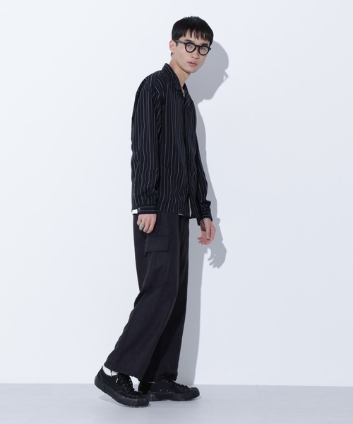 Apo(s)ture(アポスチャー)の「LUCAS-002/フェイクスウェードカーゴパンツ(カーゴパンツ・メンズ・ブラック/グレー/ベージュ/グリーン・XS/S/M/L/XL)」の15枚目の写真