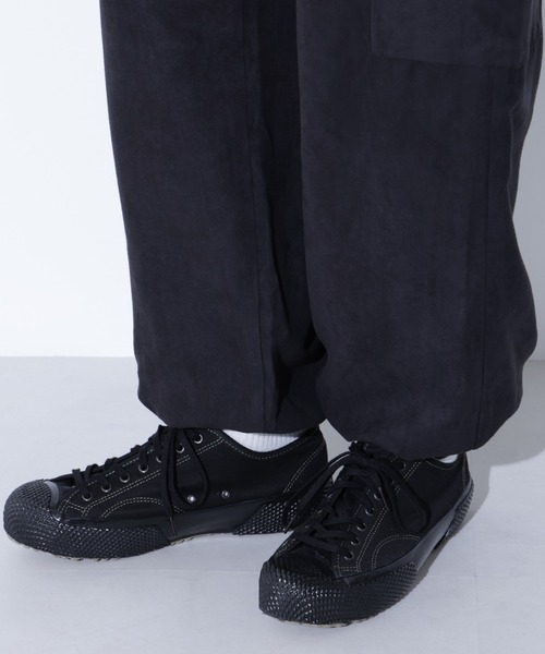 Apo(s)ture(アポスチャー)の「LUCAS-002/フェイクスウェードカーゴパンツ(カーゴパンツ・メンズ・ブラック/グレー/ベージュ/グリーン・XS/S/M/L/XL)」の10枚目の写真