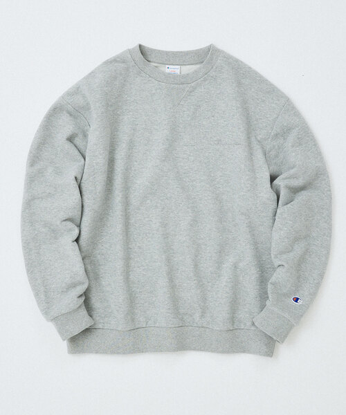 Champion(チャンピオン)の「CHAMPION 417別注 CVC フレンチテリースウェット(スウェット・メンズ・チャコールグレー/ブラック/ベージュ/ブルー/グリーン/アイボリー・MEDIUM/LARGE/X-LARGE)」の3枚目の写真