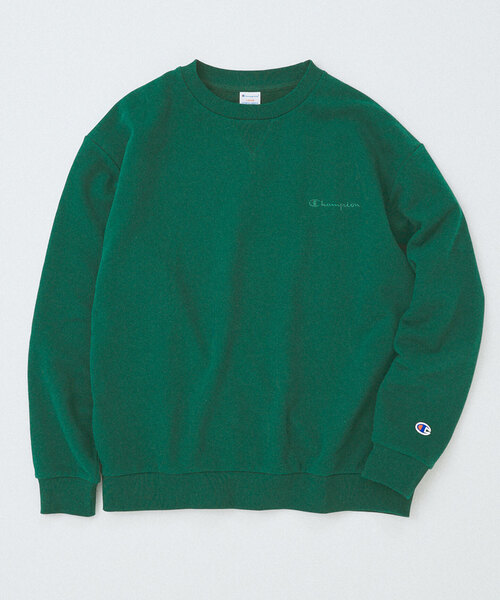 Champion(チャンピオン)の「CHAMPION 417別注 CVC フレンチテリースウェット(スウェット・メンズ・チャコールグレー/ブラック/ベージュ/ブルー/グリーン/アイボリー・MEDIUM/LARGE/X-LARGE)」の5枚目の写真