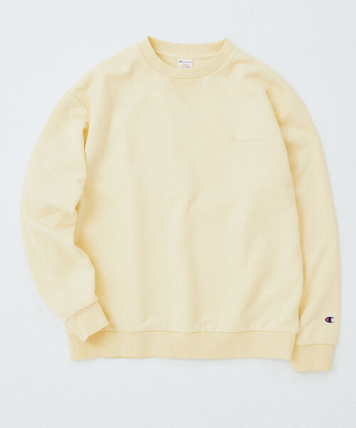 Champion(チャンピオン)の「CHAMPION 417別注 CVC フレンチテリースウェット(スウェット・メンズ・チャコールグレー/ブラック/ベージュ/ブルー/グリーン/アイボリー・MEDIUM/LARGE/X-LARGE)」の2枚目の写真