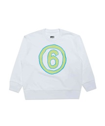 MM6 Maison Margiela | MM6 Maison Margiela(エムエムシックス メゾン マルジェラ)Kids & Junior ブランドロゴスウェットプルオーバー(スウェット)