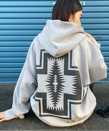 PENDLETON | [PENDLETON/ペンドルトン] 別注 ネイティブ柄 ダンボールニット スウェットパーカー(パーカー)