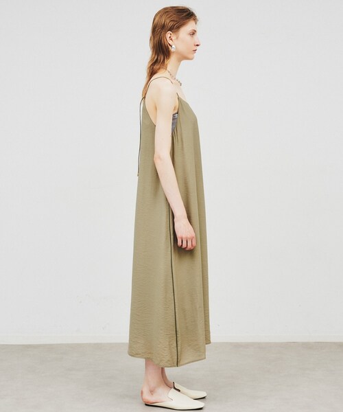 cloenc（クロエンス）の「◆【手洗い可】レーヨンキャミワンピース（ワンピース・レディース・カーキ/ブラック・02/01）」の9枚目の写真