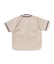 Bathing Ape ストライプ ベースボールシャツ Bathing Ape ストライプ ベースボールシャツ