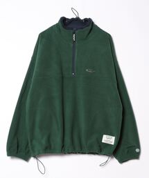【DISCUS】フリーススタンドカラーハーフZIPドロストPO 4422-5601