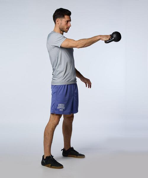 UNDER ARMOUR(アンダーアーマー)の「UAヒートギア フィッティド ショートスリーブシャツ(トレーニング/メンズ)(Tシャツ/カットソー・メンズ・グレー・L/XL/2XL/M)」の7枚目の写真