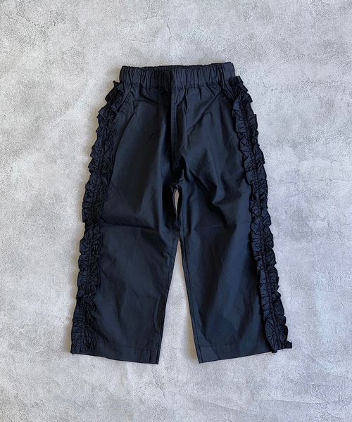 Ocean&Ground（オーシャン&グラウンド）の「サイドフリルパンツ（その他パンツ・キッズ・ブラック/ベージュ・90/100/110/120/80/130/95/140）」の2枚目の写真