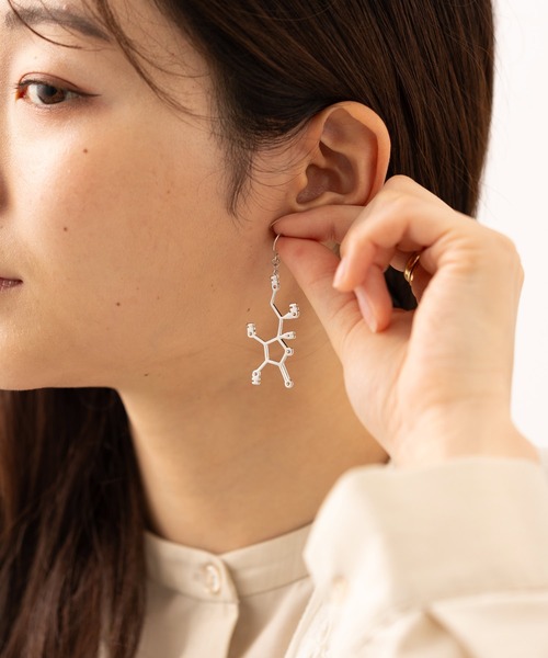 ビタミンCモチーフ ピアス【韓国製】（ピアス（両耳用））｜gargle