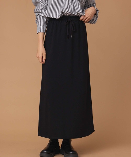 Edit Sheen（エディットシーン）の「スウェットスカート（スカート・レディース・グレイッシュベージュ/ブラック/グレー・M）」の2枚目の写真