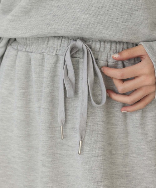 Edit Sheen（エディットシーン）の「スウェットスカート（スカート・レディース・グレイッシュベージュ/ブラック/グレー・M）」の12枚目の写真