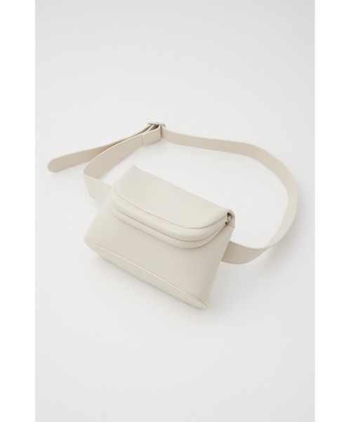 SLY（スライ）の「F/LEATHER PURSE BAG フェイクレザー パース バッグ（ショルダーバッグ・レディース・アイボリー/ブラック・FREE）」の16枚目の写真