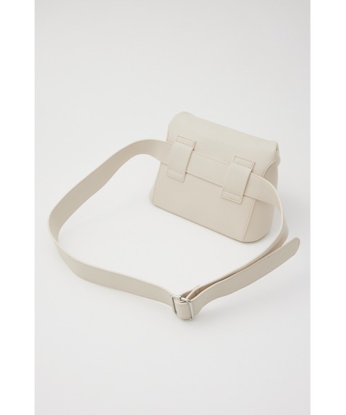 SLY（スライ）の「F/LEATHER PURSE BAG フェイクレザー パース バッグ（ショルダーバッグ・レディース・アイボリー/ブラック・FREE）」の17枚目の写真