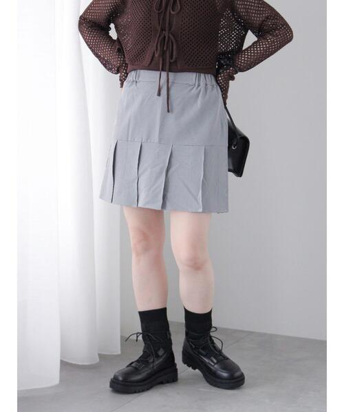 ehka sopo（エヘカソポ）の「レースアップニットブーツ（ブーツ・レディース・オフホワイト/ブラック・M/L）」の4枚目の写真