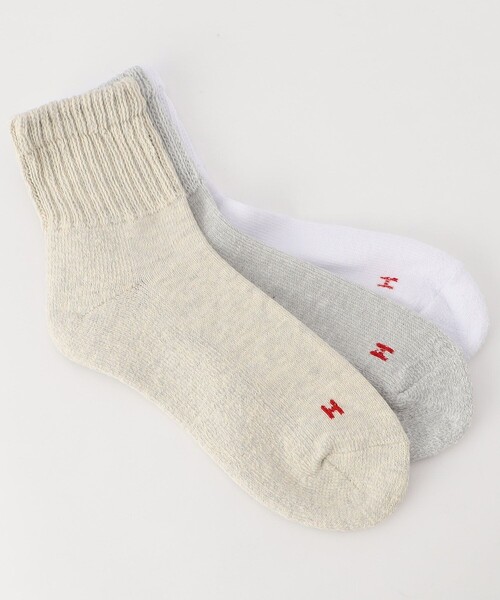 FREAK'S STORE(フリークスストア)の「無地 3P クォーターソックス(ソックス/靴下・メンズ・その他9・フリ-)」の1枚目の写真