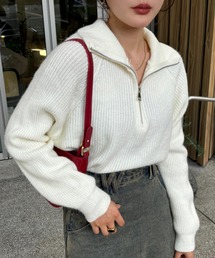 efill | ハーフジップ ニット(ニット/セーター)