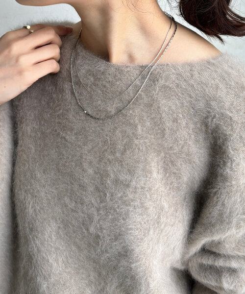 DouDou（ドゥドゥ）の「チェーンレイヤードネックレス（ネックレス・レディース・ゴールド/シルバー・FREE）」の3枚目の写真