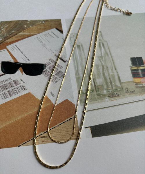 DouDou（ドゥドゥ）の「チェーンレイヤードネックレス（ネックレス・レディース・ゴールド/シルバー・FREE）」の8枚目の写真