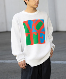 THRIFTY LOOK/スリフティールック Crew Sweater