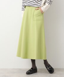 ◆【7色展開・後ろゴム】フレアメルトンスカート（XS～L）