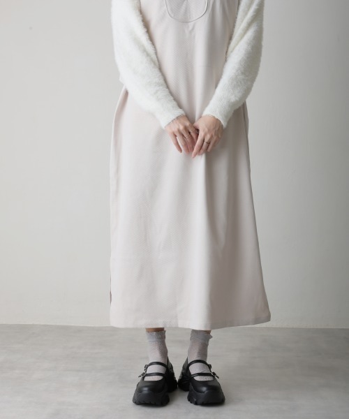 DEMETER(デメテル)の「軽量厚底 プラットフォーム スニーカーライク ストラップパンプス(パンプス・レディース・アイボリー/ブラック/シルバー・M/S/LL/L)」の12枚目の写真