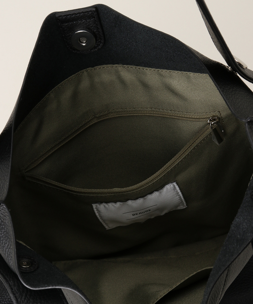 LE TALON（ルタロン）の「BEAURE/ビュレ カウレザー 2デザイン ハンドル（トートバッグ・レディース・シルバー・FREE）」の13枚目の写真