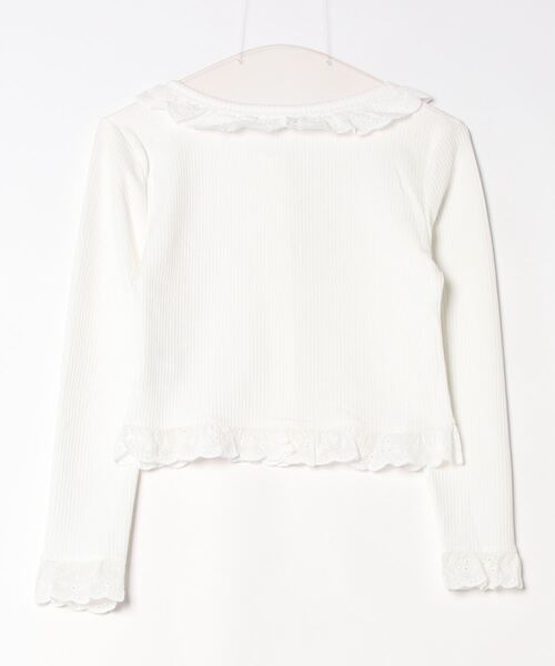 PHILLY(フィリー)の「【PHILLY】レースパイピングカーディガン(カーディガン/ボレロ・レディース・ピンク/ホワイト・FREE)」の16枚目の写真