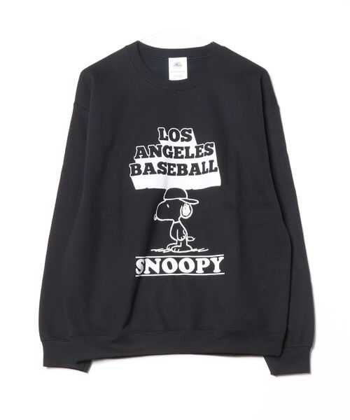 PEANUTS(ピーナッツ)の「【 Goodwear × PEANUTS / グッドウェア × ピーナッツ 】 スヌーピー プリント スウェット プルオーバー 1(スウェット・メンズ・ライトグレー/ブラック・L/M/XL)」の6枚目の写真
