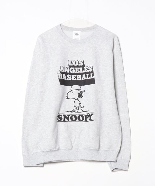 PEANUTS(ピーナッツ)の「【 Goodwear × PEANUTS / グッドウェア × ピーナッツ 】 スヌーピー プリント スウェット プルオーバー 1(スウェット・メンズ・ライトグレー/ブラック・L/M/XL)」の9枚目の写真