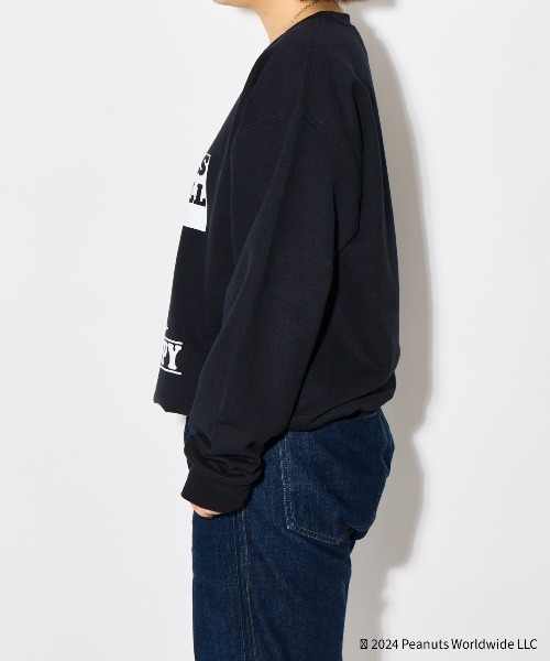 PEANUTS(ピーナッツ)の「【 Goodwear × PEANUTS / グッドウェア × ピーナッツ 】 スヌーピー プリント スウェット プルオーバー 1(スウェット・メンズ・ライトグレー/ブラック・L/M/XL)」の5枚目の写真