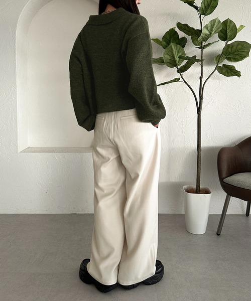 apolina パンツ 予約商品】TROPICAL POPLIN / 2TACK WIDE EASY PANTS / M261121 – MR