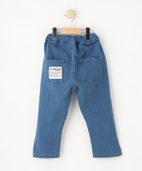 SHOO・LA・RUE（シューラルー）の「【110-140cm/男女兼用】ストレッチデニムタックパンツ（デニムパンツ・キッズ・ブルー系5/ブルー系その他7・11/12/13/14）」の4枚目の写真