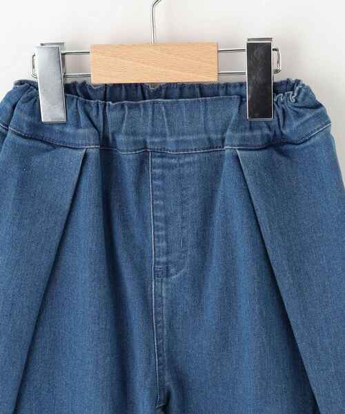 SHOO・LA・RUE（シューラルー）の「【110-140cm/男女兼用】ストレッチデニムタックパンツ（デニムパンツ・キッズ・ブルー系5/ブルー系その他7・11/12/13/14）」の5枚目の写真