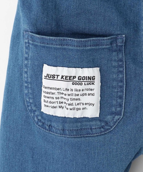 SHOO・LA・RUE（シューラルー）の「【110-140cm/男女兼用】ストレッチデニムタックパンツ（デニムパンツ・キッズ・ブルー系5/ブルー系その他7・11/12/13/14）」の8枚目の写真