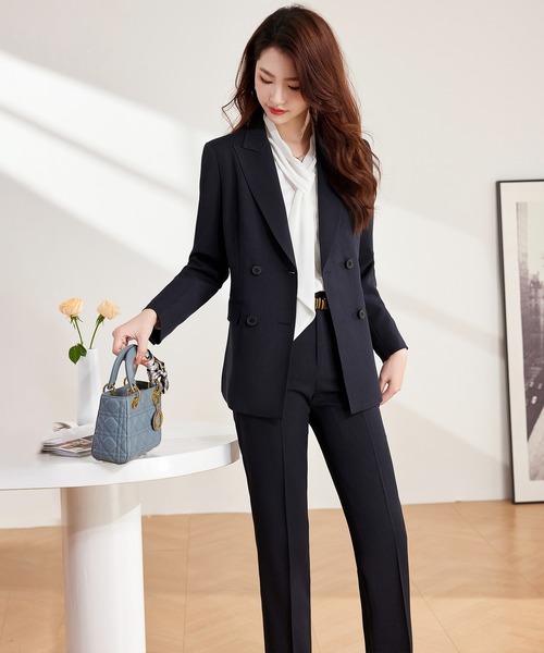 感動スーツ ネイビー セット ジャケット・パンツセット XL ネイビー