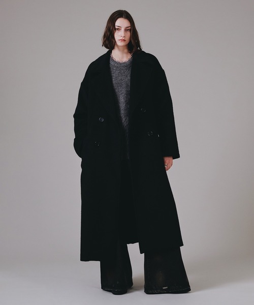 selle glant(セレグランテ)の「VINTAGE LIKE WIDE DENIM PANTS/ヴィンテージライクワイドデニムパンツ(デニムパンツ・メンズ・ブラック/インディゴブルー・SMALL/MEDIUM/LARGE)」の9枚目の写真