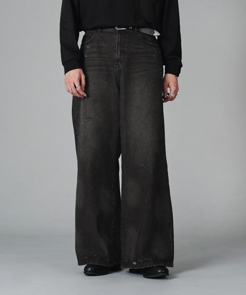 Spielio】vintage like wide flare pants/ヴィンテージライク