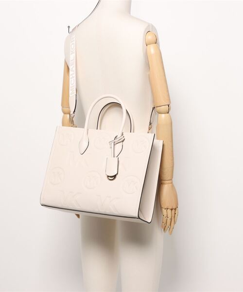 MICHAEL KORS（マイケルコース）の「MIRELLA EW トート ミディアム（トートバッグ・レディース・ベージュ系・FREE）」の5枚目の写真