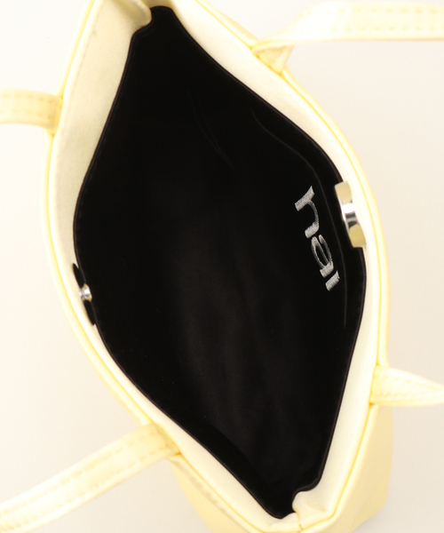 LE TALON(ルタロン)の「hai/ハイ Little Silk Bag(ハンドバッグ・レディース・イエロー・FREE)」の2枚目の写真