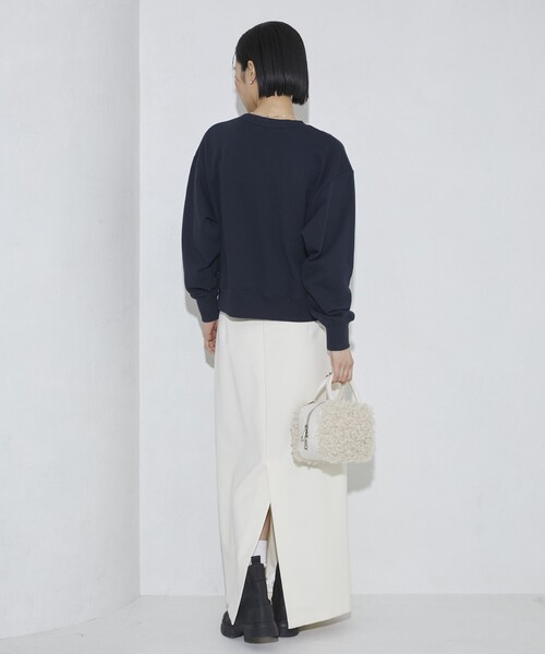 Firsthand（ファーストハンド）の「Firsthand/ファーストハンド オーガニックコットン ローズ刺繍スウェット（スウェット・レディース・オートミール/ネイビー/チャコールグレー・FREE）」の19枚目の写真