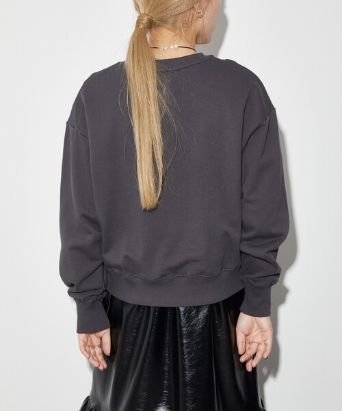 Firsthand（ファーストハンド）の「Firsthand/ファーストハンド オーガニックコットン ローズ刺繍スウェット（スウェット・レディース・オートミール/ネイビー/チャコールグレー・FREE）」の14枚目の写真