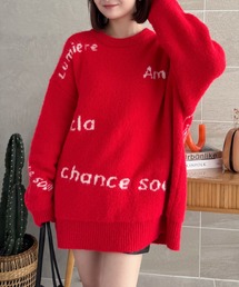 clear | リバーシブルロゴニットワンピース ≪2024AW新作≫(ワンピース)