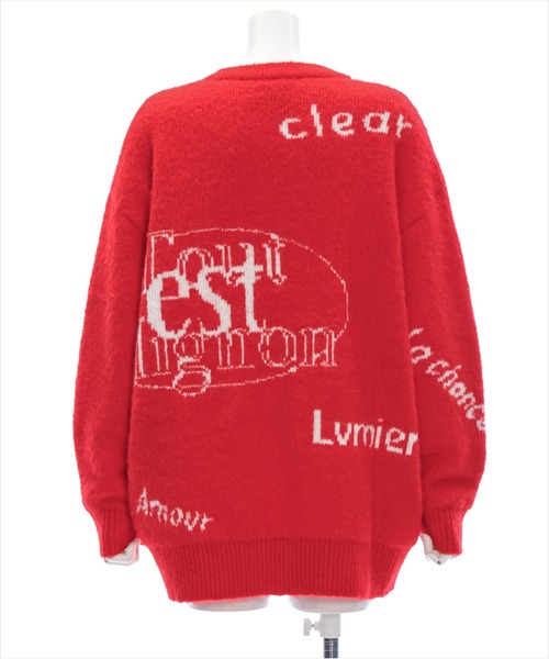 clear（クリア）の「リバーシブルロゴニットワンピース [2way オーバーサイズ ]≪2024AW新作≫（ワンピース・レディース・ブラウン/レッド・F）」の10枚目の写真